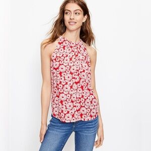 Loft firework cami red &‎ white size medium